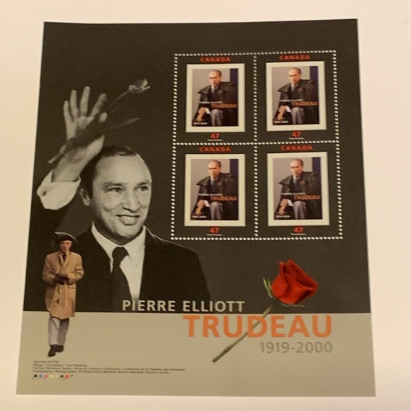 Pierre Elliott Trudeau 1999-2000 stamps - Picture 2 of 3